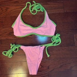 Frankies Bikinis Terry Bikini Set